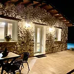 Overlooking Hill New Tipical Sicilian House In Rustic Style With Private Garden And Parking