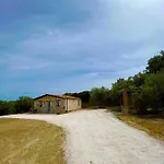 Overlooking Hill New Tipical Sicilian House In Rustic Style With Private Garden And Parking