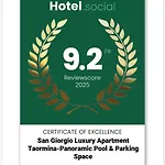 San Giorgio Luxury Apartment Taormina-Panoramic Pool & Parking Space